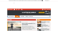 Desktop Screenshot of lettreducadre.fr